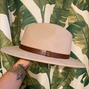 Brixton Tan Hat with Brown Band